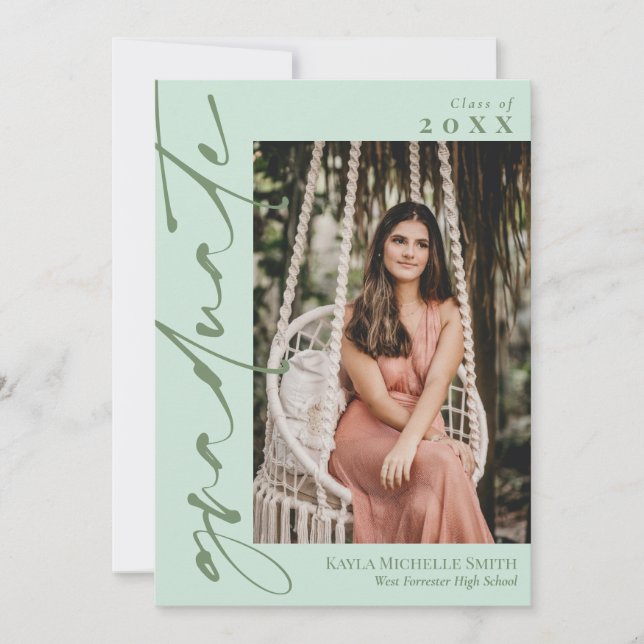 Invitation Calligraphie de la Monnaie et de la Cascade (Devant)