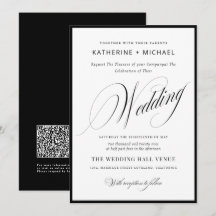 Calligraphie de script romantique Mariage simple e
