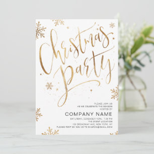 Invitation Calligraphie manuscrite simple Noël
