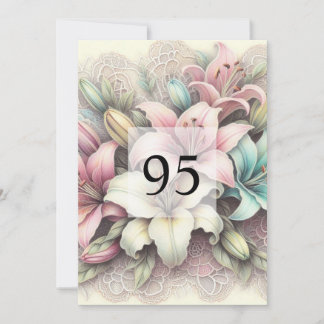 Invitation Calligraphie minimaliste texto anniversaire
