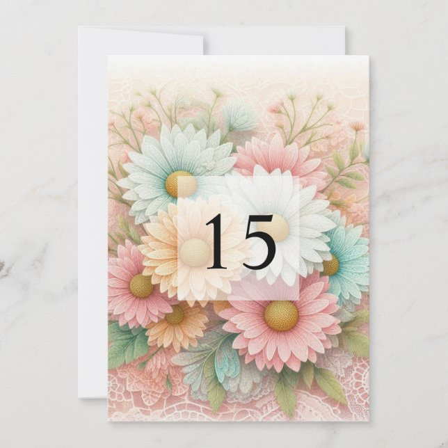 Invitation Calligraphie minimaliste texto anniversaire (Devant)