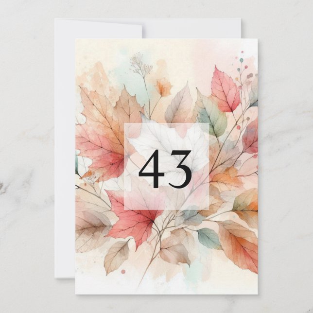 Invitation Calligraphie minimaliste texto anniversaire (Devant)