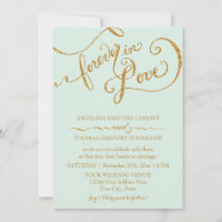 Calligraphie Mint Script Forever Love Parties scin