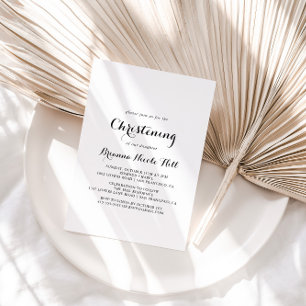 Invitation Calligraphie moderne