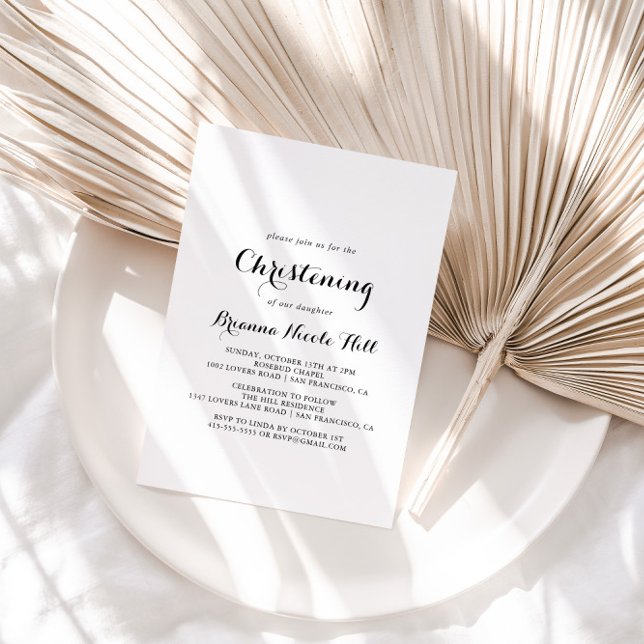 Invitation Calligraphie moderne (Créateur téléchargé)