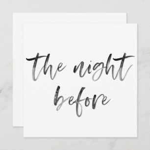 Invitation Calligraphie moderne Script Mariage Dîner