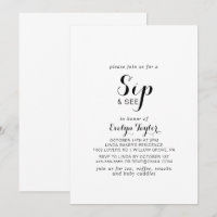 Calligraphie moderne Sip officiel et voir