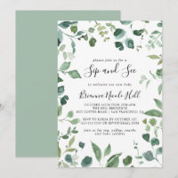 Calligraphie Script Green Folift Sip et voir