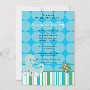 Invitation Calypso 5x7 Sea Creats