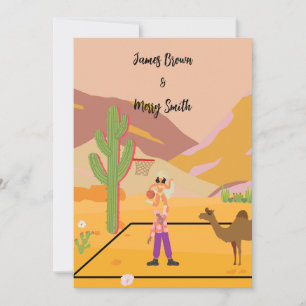 Invitation Camel Kiss mariage