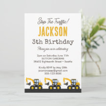 Camion de Construction Anniversaire | Décor Person