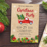 Invitation Camion de Noël Un Joyeux Petit Noël<br><div class="desc">Camion De Noël Une Jolie Petite Invitation De Fête De Noël. (1) Pour plus de personnalisation, cliquez sur le lien "customiser plus loin" et utilisez notre outil de conception pour modifier ce modèle. (2) Si vous préférez les papiers plus épais / Finition mat, vous pouvez envisager de choisir le type...</div>