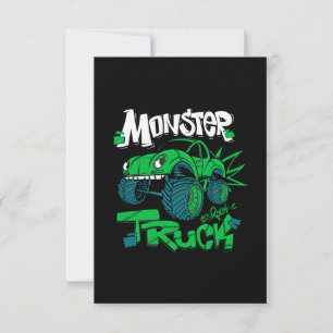 Invitation Camion monstre. illustration pour t-shirt