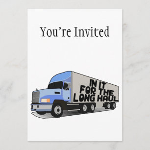 Invitation Camionnage long-courrier