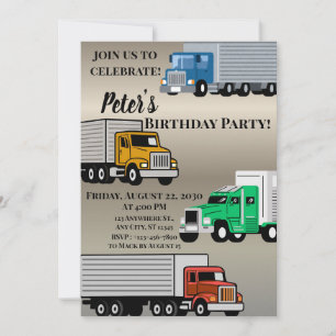 Invitation Camions semi-remorques