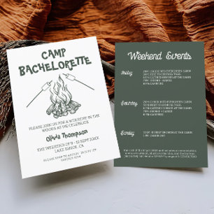 Invitation Camp Bachelorette
