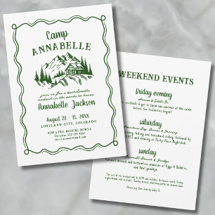 Invitation Camp Bachelorette
