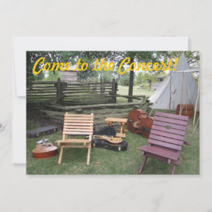 Invitation Camp de musique de musique "Venez au concert!" 