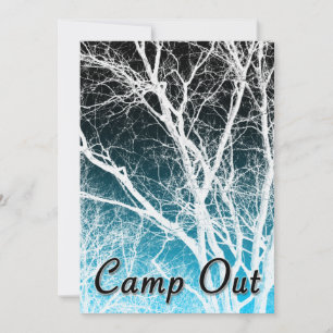 Invitation camp hors de la fête : arbre fantôme