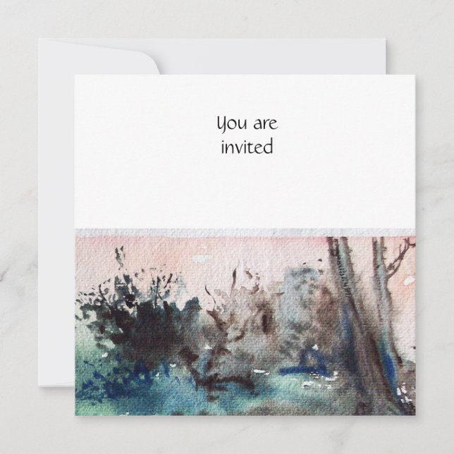 INVITATION CAMPAGNE DE MAREMMA / PAYSAGE DE TOUSCANIE (Devant)