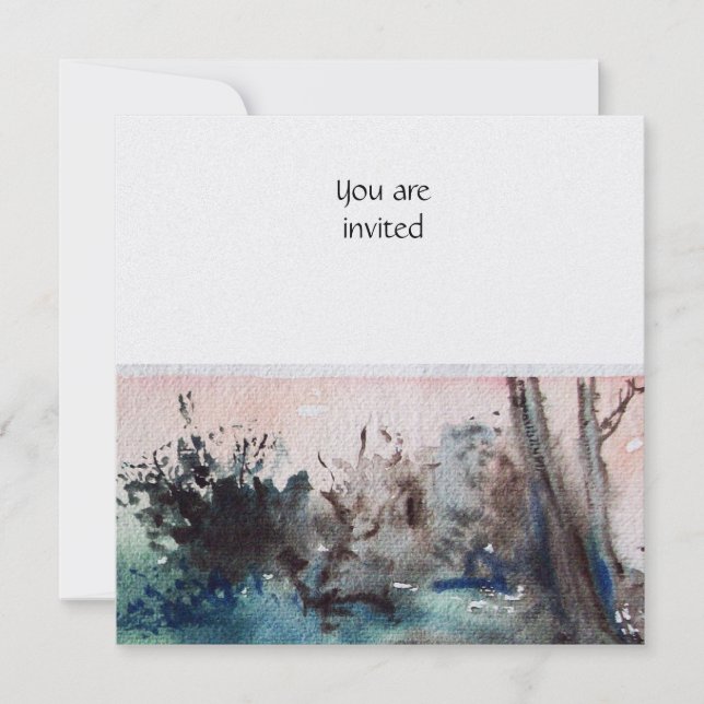 INVITATION CAMPAGNE DE MAREMMA / PAYSAGE TOSCANE (Devant)