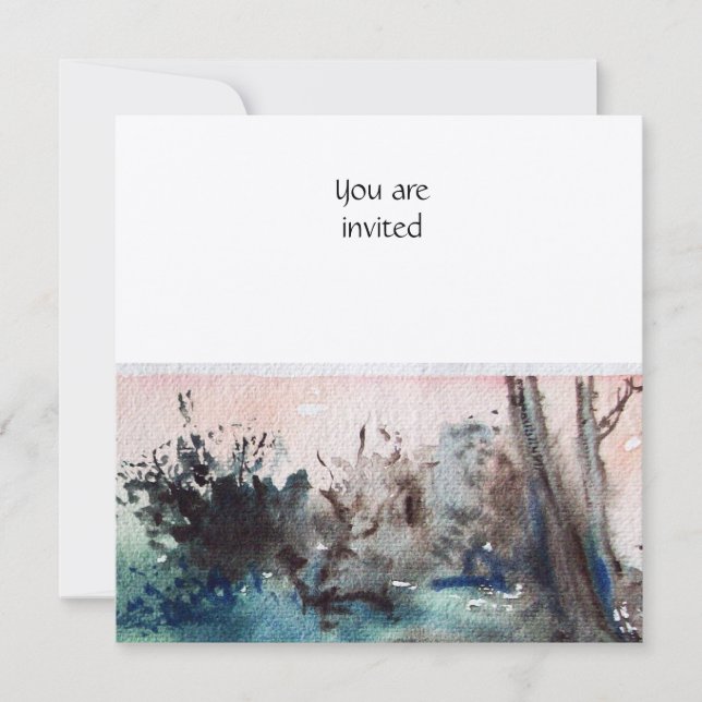 INVITATION CAMPAGNE DE MAREMMA / PAYSAGE TOSCANE (Devant)