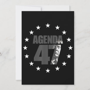 Invitation Campagne de réélection patriotique Agenda 47 Trump