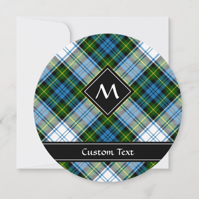 Invitation Campbell Dress Tartan (Devant)