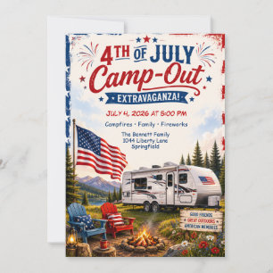 Invitation Campement du 4 juillet - Camping VR patriotique NO