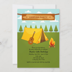 Invitation Camping