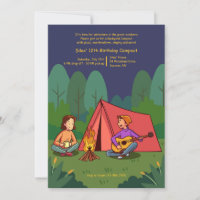Camping dans la cour arrière