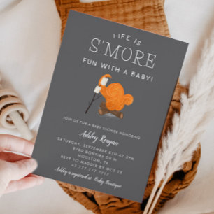 Invitation Camping Plus Amusant Avec Un Baby shower