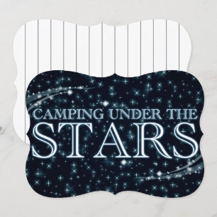 Invitation Camping sous les étoiles