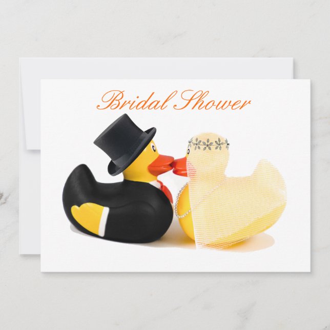 Invitation Canards de mariage 3 - Enterrement de vie de jeune (Devant)