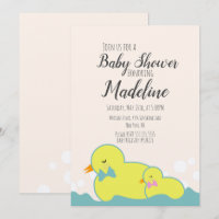 Canards en caoutchouc modernes beige Baby Shower R