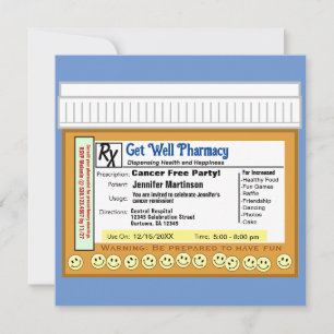 Invitation Cancer Free RX pour s'amuser