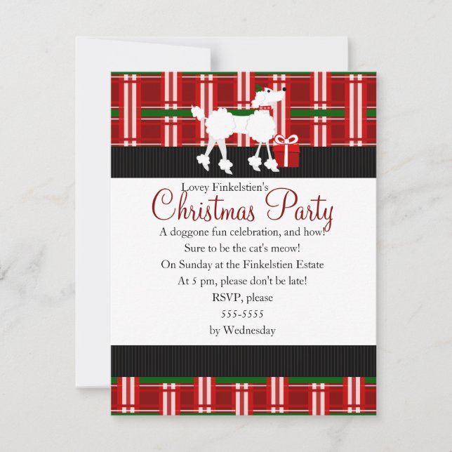 Invitation Canicule de Noël et Plaid ! (Devant)