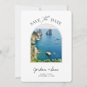 Invitation Capri Italie Mariage Enregistrer la date