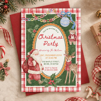 Invitation capricieuse et colorée pour une fête de