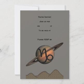 Invitation Capricorne