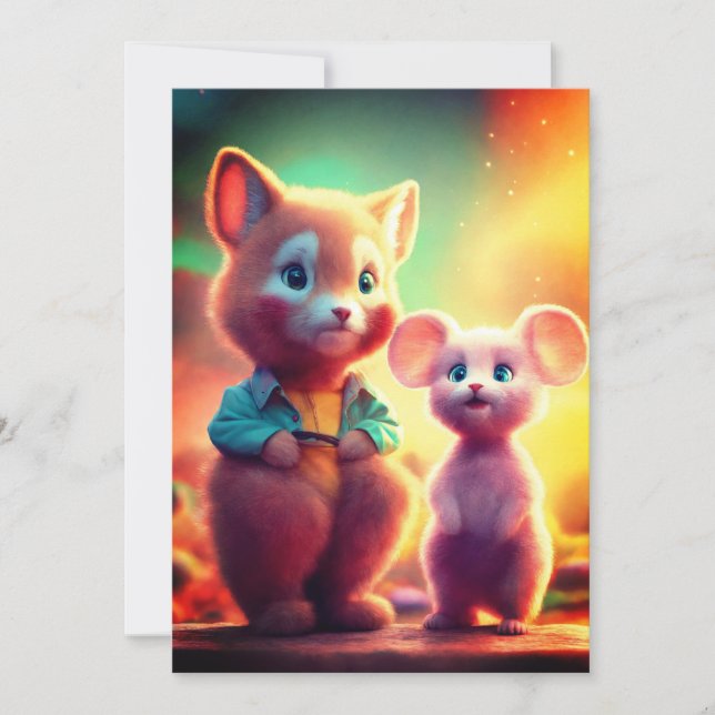 Invitation Capturer les antiques avec Tom et Jerry ! (Devant)