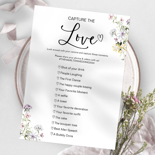 Invitation Capturez l'amour Jeu de mariage I Spy (Créateur téléchargé)