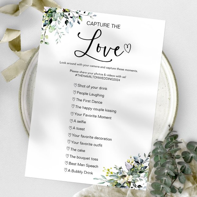Invitation Capturez l'amour Jeu de mariage I Spy (Créateur téléchargé)