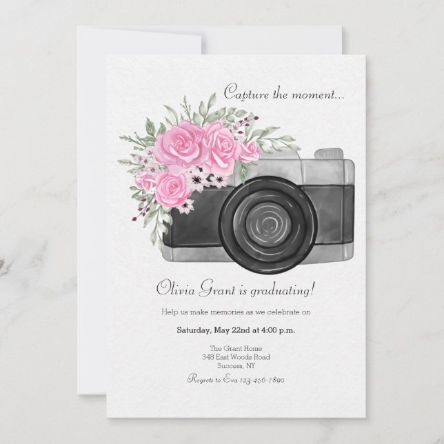 Invitation Capturez l'invitation instantanée (Devant)