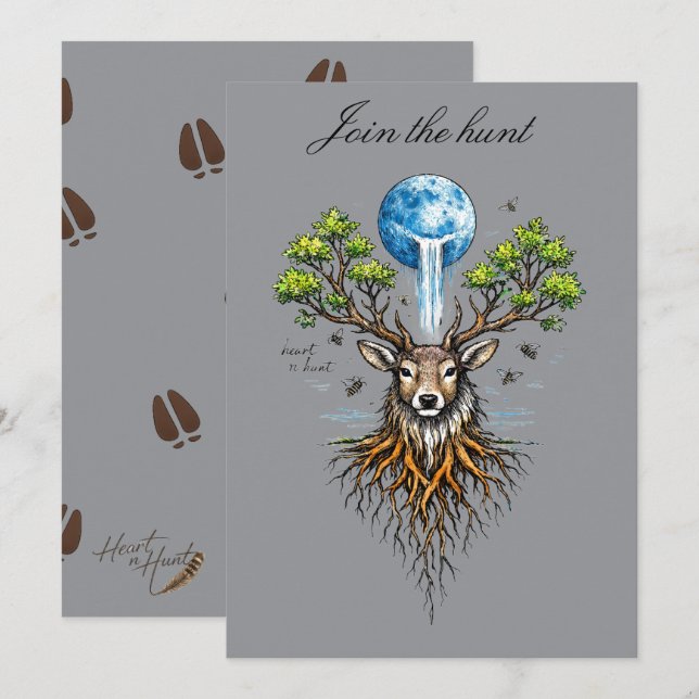 Invitation card (Devant / Derrière)