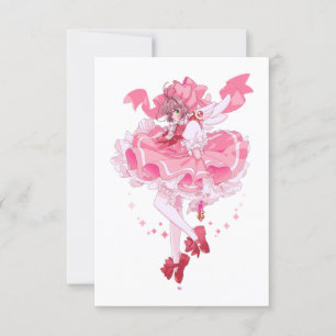 Invitation cardcaptor sakura, sakura, anime, manche, sakura k