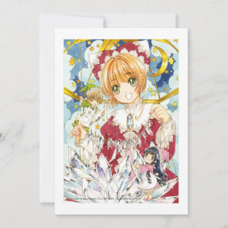 Invitation Cardcaptor Sakura Sakura Kinomoto, Tomoyo et Syao