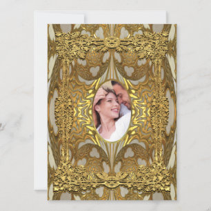 Invitation Cardellastine 5,5 x 7,5" mariage de photo