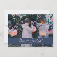 Carnation Lily Lily Rose John Singer Sargent Art