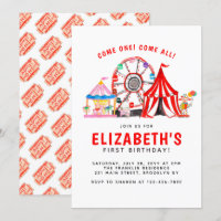 Carnaval Cirque Tente Clown Show Party Enfant Anni